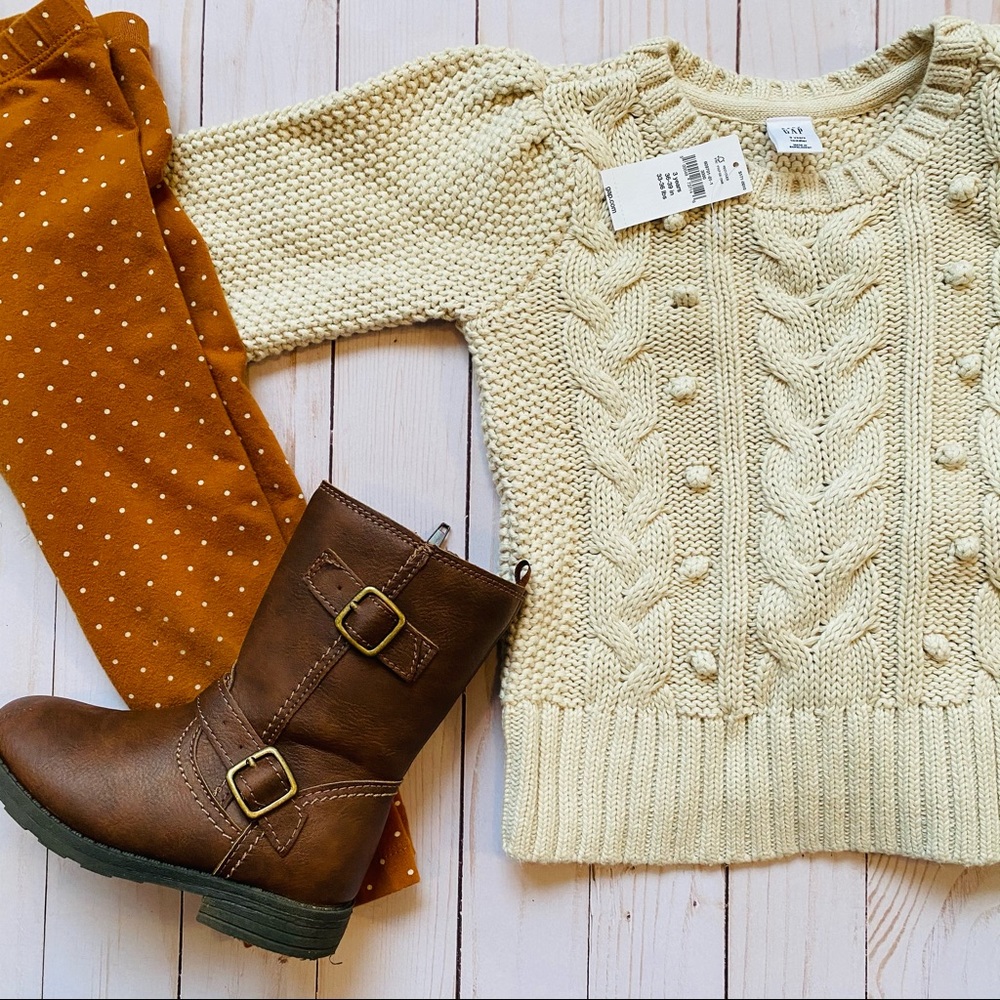 Toddler Gap Cable-Knit Sweater NWT